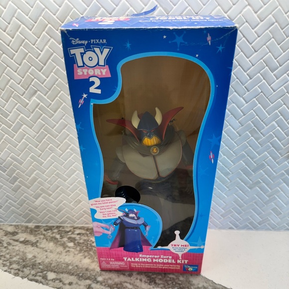 Disney Pixar Toy Story 2 Evil Emperor Zurg Talking Model Kit Thinkway Toys 1999